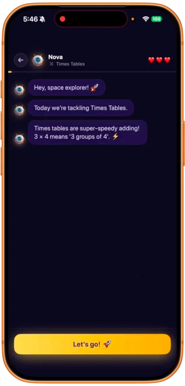 KNOVA app screenshot 1