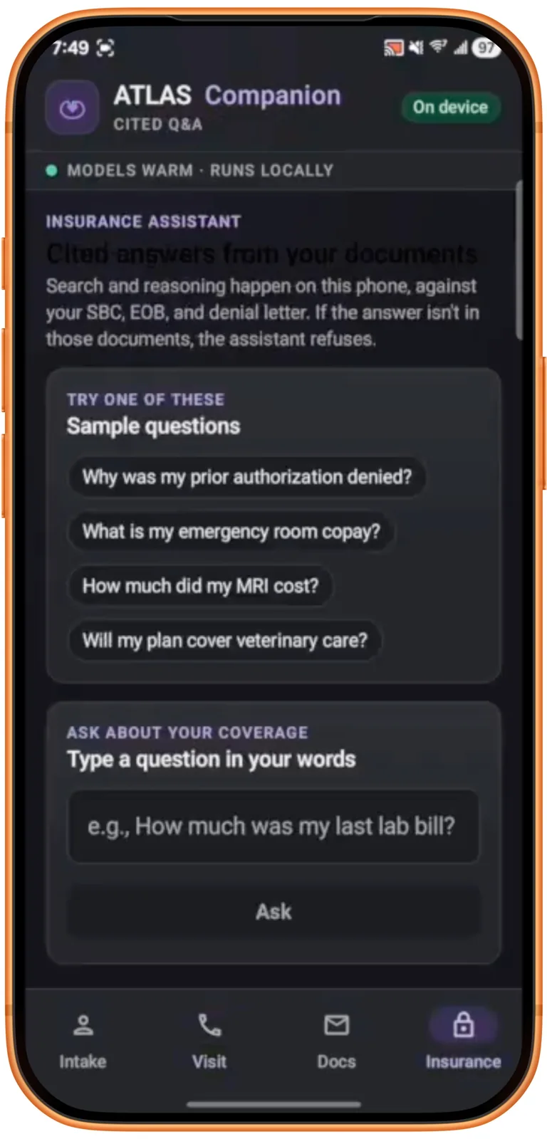 Atlas app screenshot 2