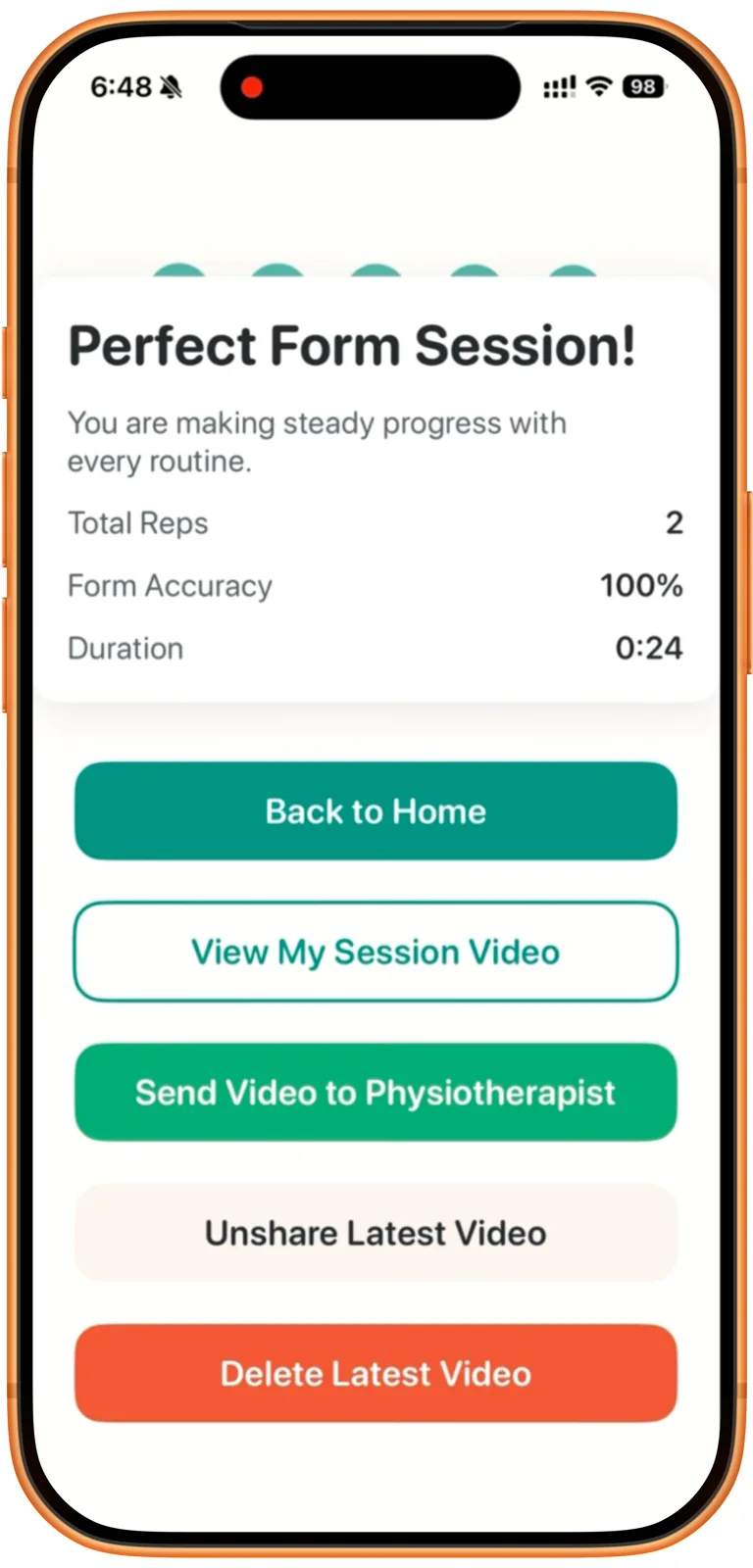 Physiopal app screenshot 5