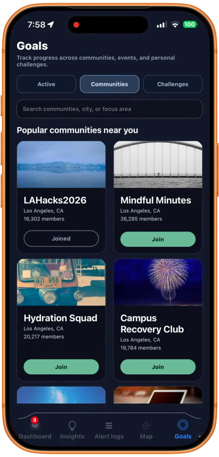 PRISM app screenshot 2
