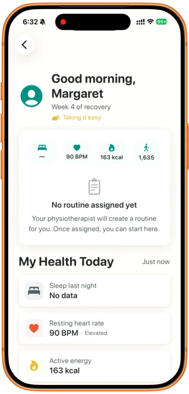 Physiopal app screenshot 2