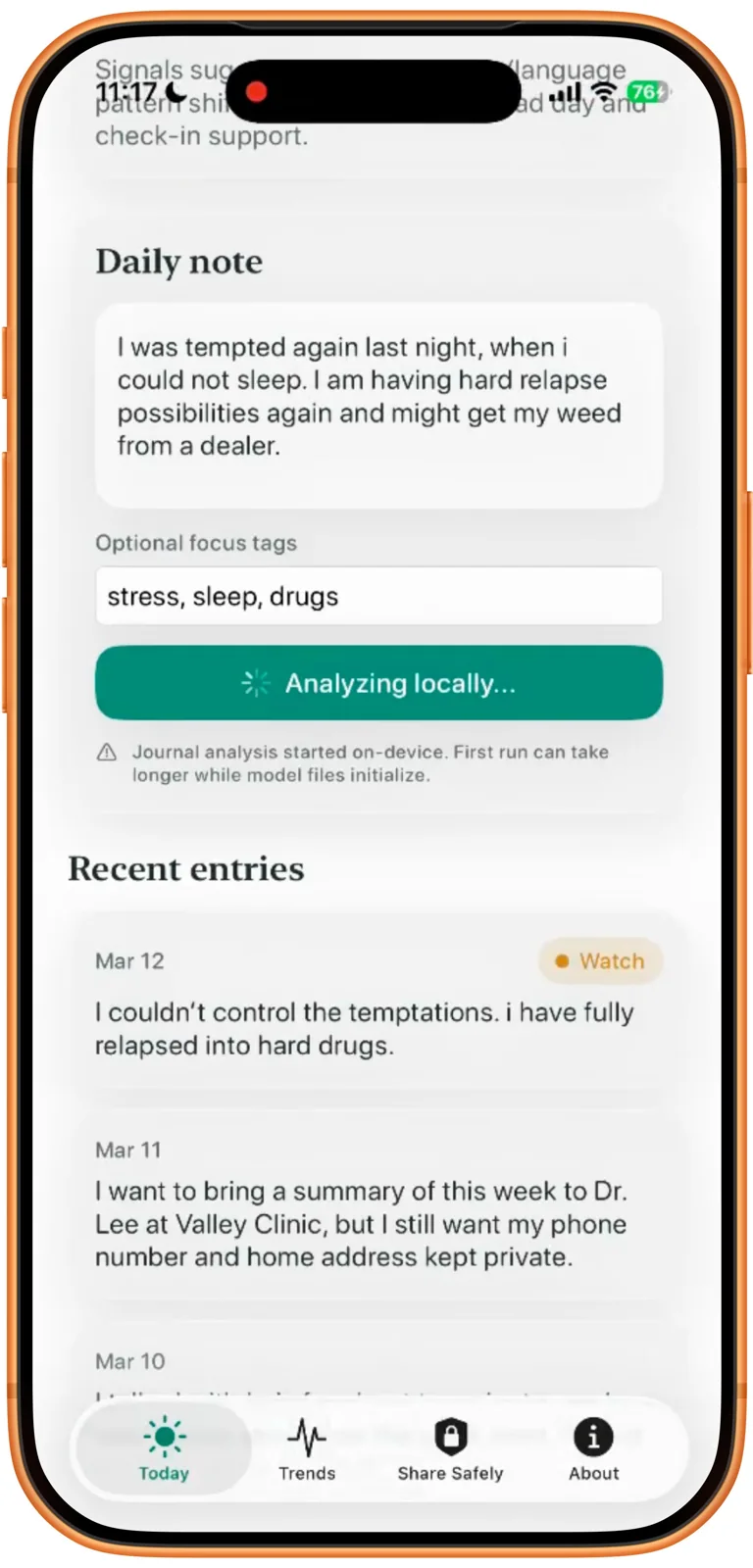 Sumisense app screenshot 6