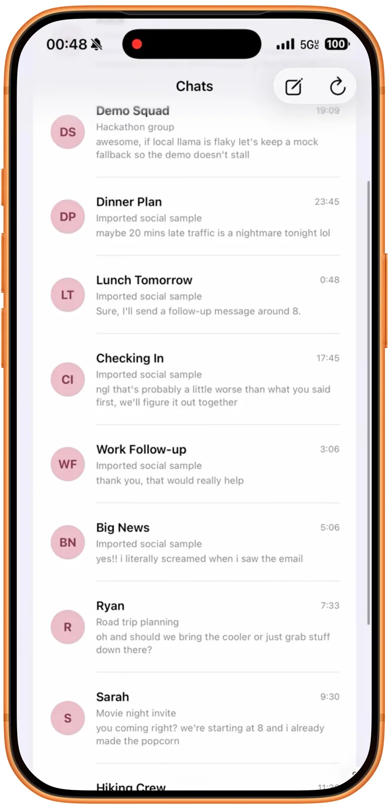 SocialDraft app screenshot 2